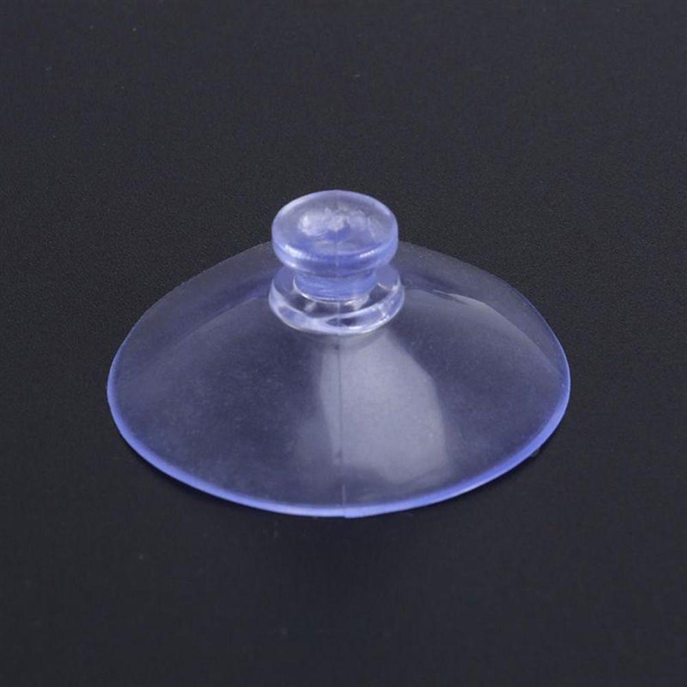 25PCS Rails Rubber Storage Suction Cup Sucker Pad Clear Plastic Hook