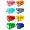 8Pcs Plastic Clothes Size Dividers Round Rectangular XS-XXL Size Marking Ring Multifunctional DIY Craft Clothing Rack Size