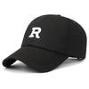 Embroidery R Letter Baseball Hat Adjustable Sun Protection Breathable Gifts