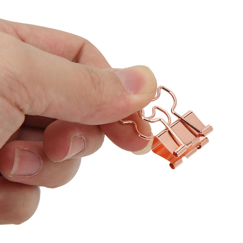 20Pcs Paper Clips Strong Clamping Force Iron Little Design Wide Application Small Clips