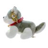 Cute Simulated Sitting Husky Plush Toy Children's Doll Bell Puppy Home Decoration Birthday Gift