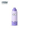 Tyeso 1200ML Thermoses Insulated Water Bottle Travel Mug with Handle Leak-Proof Lid for Outdoor Sports Hiking Portable Drinkware with Eye Sticker