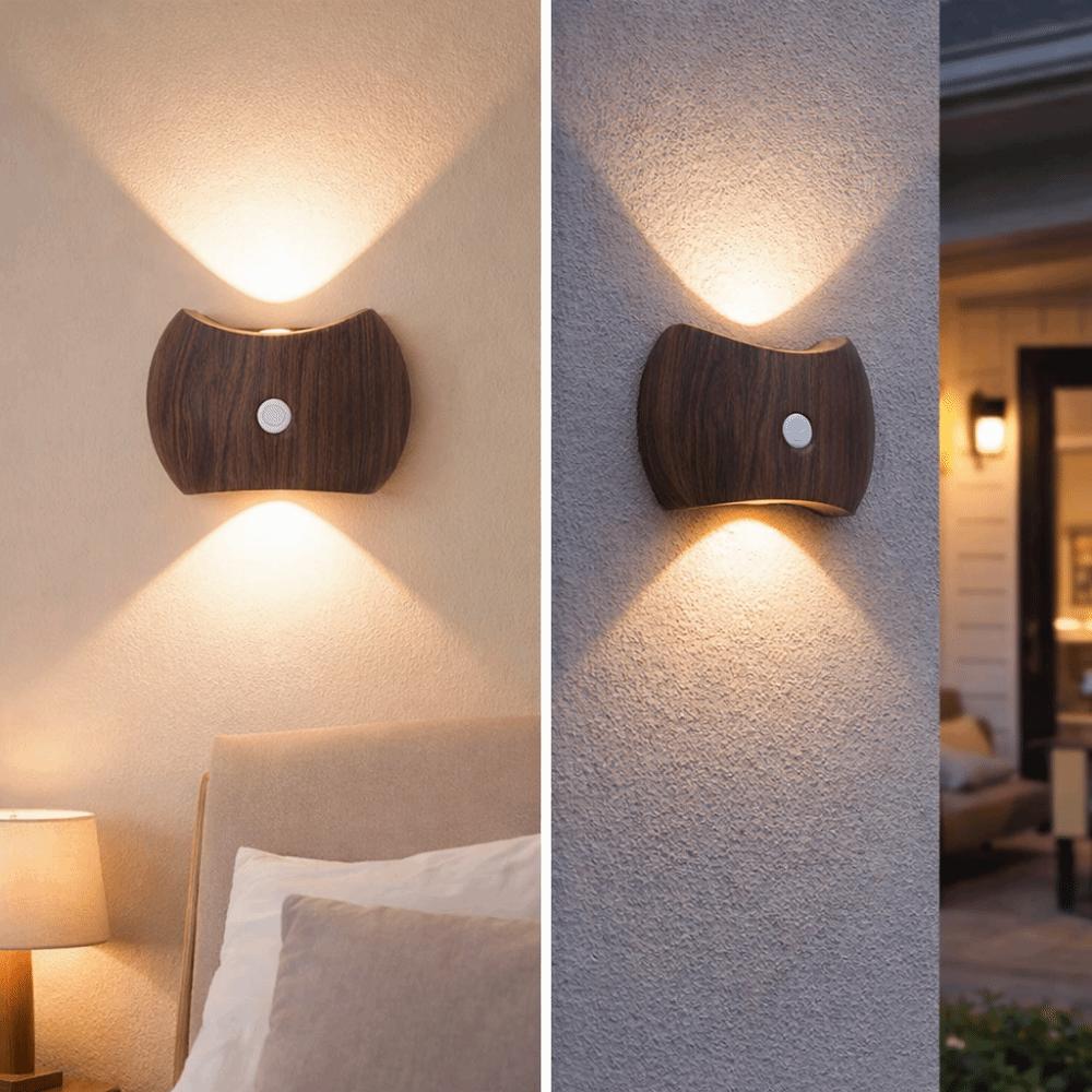 No Drill LED Motion Sensor Wall Light Rechargeable Waterproof Infrared Sensor Wall Lamp Auto On/Off Magnetic