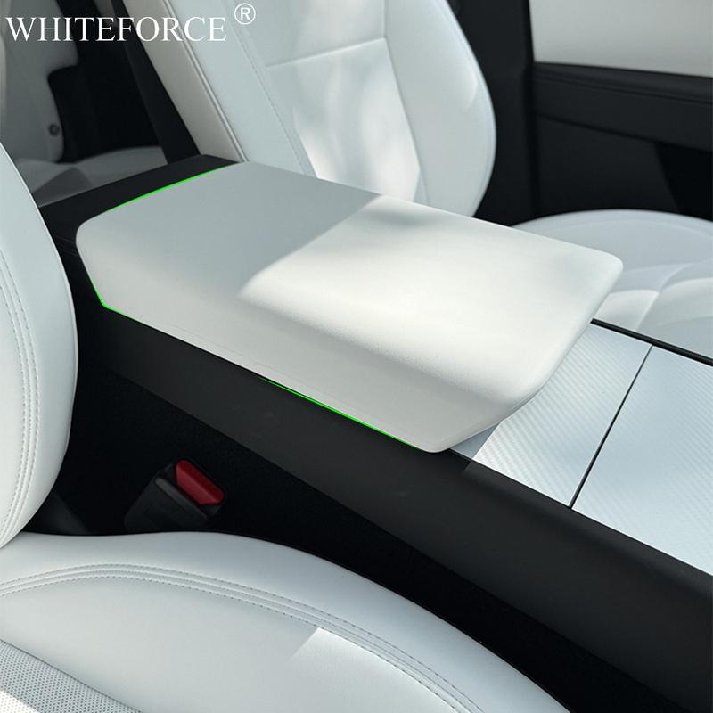 For Tesla Model Y Juniper Center Console Armrest Cover TPE Model 3/Y 2021-2025 Armrest Protection Cover Anti-slip Mat Accessory