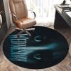 Wednesday Addams,Gothic Horror Chair Mat Round Rug Office Carpet, Non Slip, Suitable for Living Rooms, Bedrooms,Decor1205881a