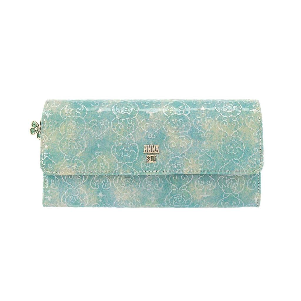 ANNA SUI Long Wallet 311630 Rose Heart ANNASUI Emerald Green (Anna Sui) [73]