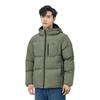 Li-Ning Hot Pot Down Jacket Series Water-Resistant Solid Color Hooded Zipper Breathable Comfortable Short Winter Down Jacket Men Jackets AYMU259-1