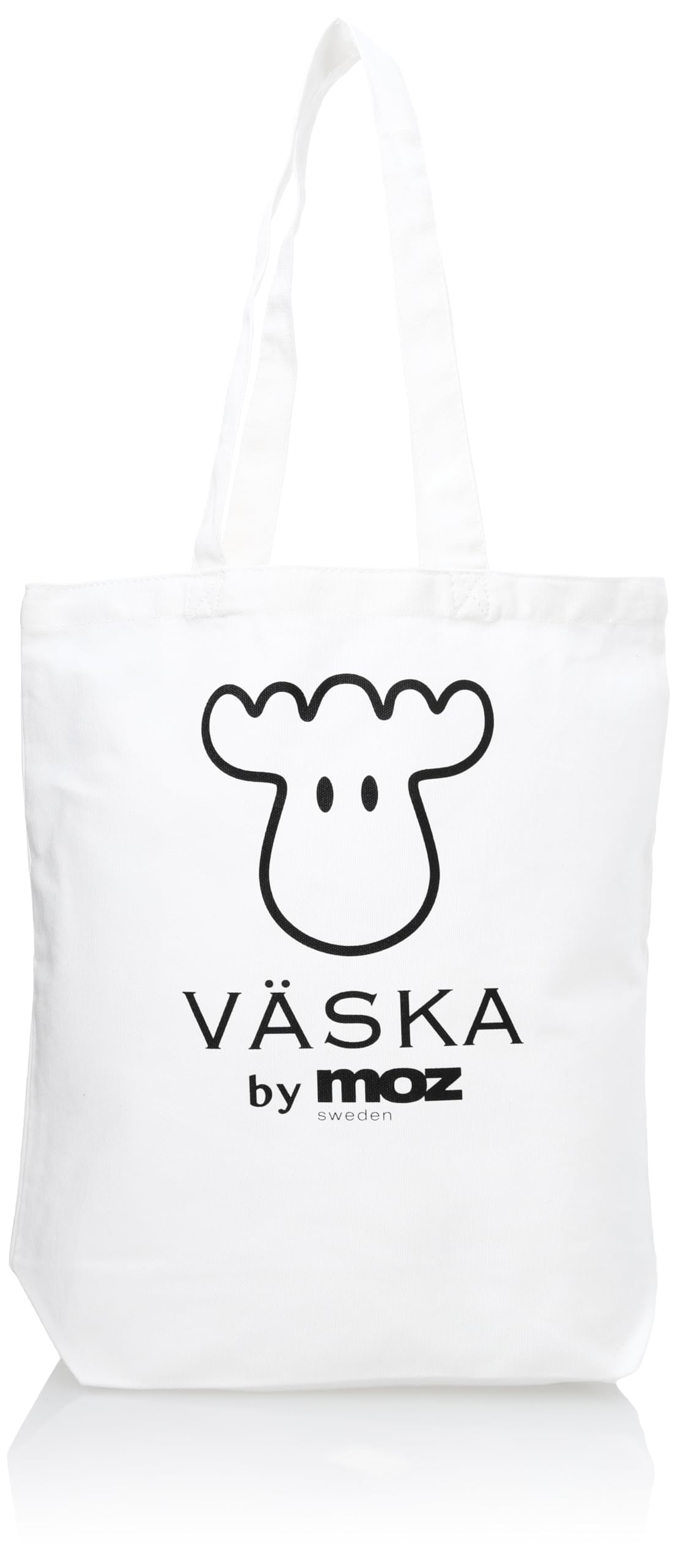 

VASKA by Veska Сумка-тоут унисекс легкая холщовая A4 M размер L эко-сумка учебная мини-сумка белая [Mozu] женская мужская VZHE-02