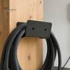 Vehicle Charger Cable Holder Holder, Durable Stainless Steel Bracket, Wall Mount Space Saving Organizer EV Keeps Thick Cables Neat Tidy Organizer, for