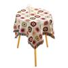 Rustic Jacquard Tablecloth, Small Round Balcony Tablecloth, Living Room Hand-Crochet-Style Dining Tablecloth, Coffee Table and Nightstand Covers