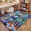 Saint Seiya Print Rug, Washable Floor Carpet, For Entryway Dorm Laundry Room Office Study, Home Decor Birthday Christmas Gift