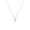 Simulation pearl necklace girls niche design light luxury simple style daily versatile collarbone chain accessories