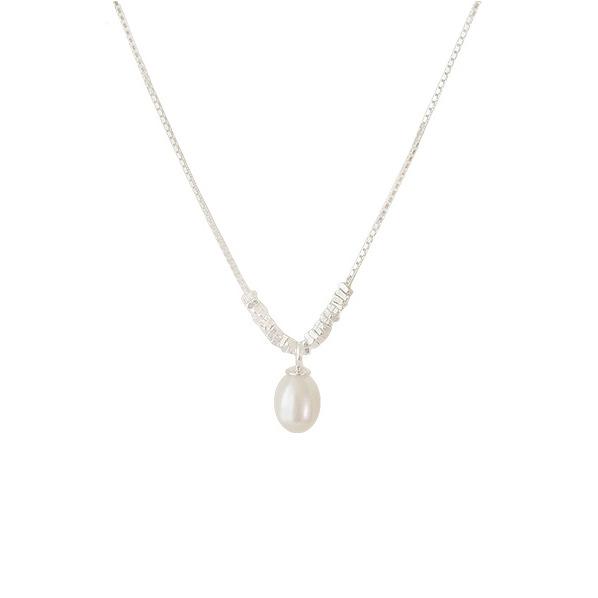 Simulation pearl necklace girls niche design light luxury simple style daily versatile collarbone chain accessories
