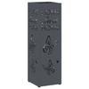 Suporte de Guarda-chuva Cinza Antracite 15,5 x 15,5 x 49 cm Metal