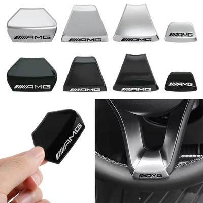 Car Steering Wheel Badge Sticker Auto Interior Accessories For Mercedes Benz AMG A B C E M R G S Class GLA CLA CES CLS SLK GLK Lctu00