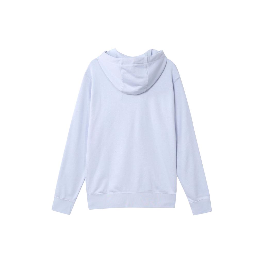 Nike Solid Color Logo Hooded Sweatshirt Men Tops Light-Blue DV2037-057