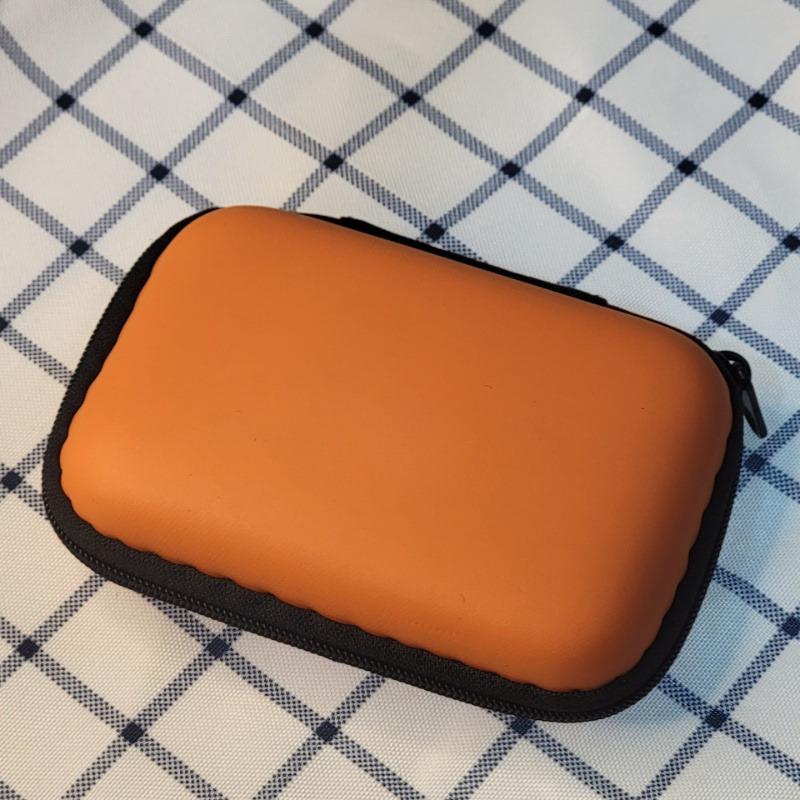 1 Pcs Earphone Wire Box Rectangle Data Line Cables Storage Box Case Container Organizer Coin Purse Box