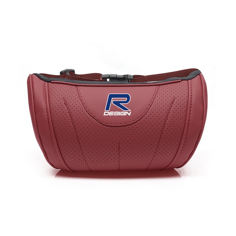 Volvo Car Neck Pillow Leather Breathable Soft Headrest Accessories For Olestar AWD XC40 V60 V40 XC90 S60 C30 V50 V70 S90 S80 V90