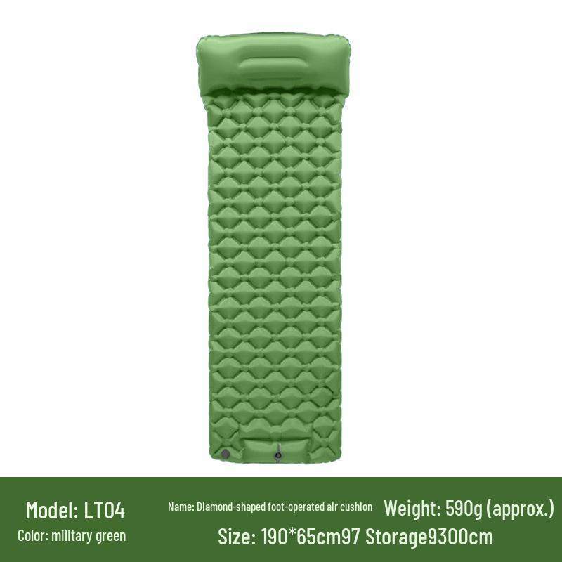 Inflatable Air Mattress for Outdoor Camping and Home Use