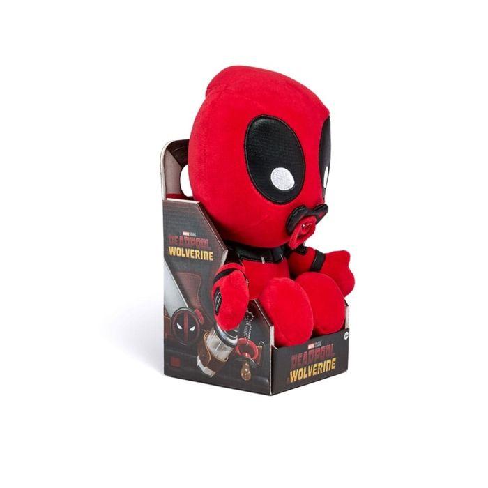 Jouet en peluche - SIMBA - Babypool - 26 cm - Rouge/Noir - Bébé super-héros MARVEL
