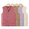 Yuzhaolin Women's 2025 Winter Thickened V-Neck Vest