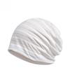 Hat Women'S Capped Striped Hollow Breathable Sunscreen Baotou Hat