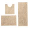 Mat Fashion Wool Comfortable Simple Toilet Bathroom Absorbent Set Threepiece