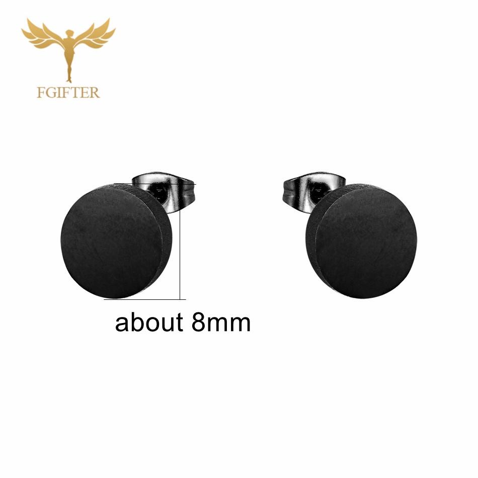 12 Paare Einfache Geometrische Ohrringe Großhandel Rund Quadratisch Stern Blitz 8 Stil Edelstahl Stecker Ohrringe Set Frau Zirkon