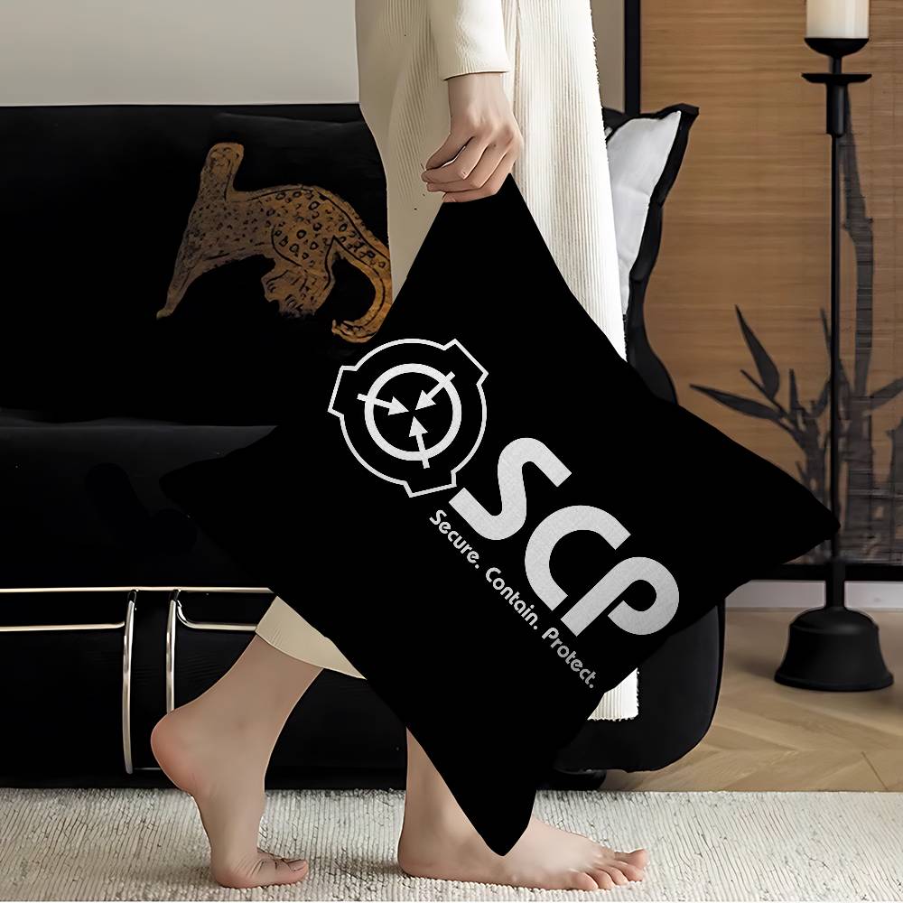 Foundation Scp F-Foundation Pillowcase Toon Gift Cushion Cover Bedroom Home Sofa Chair Seat Decor Pillow Case
