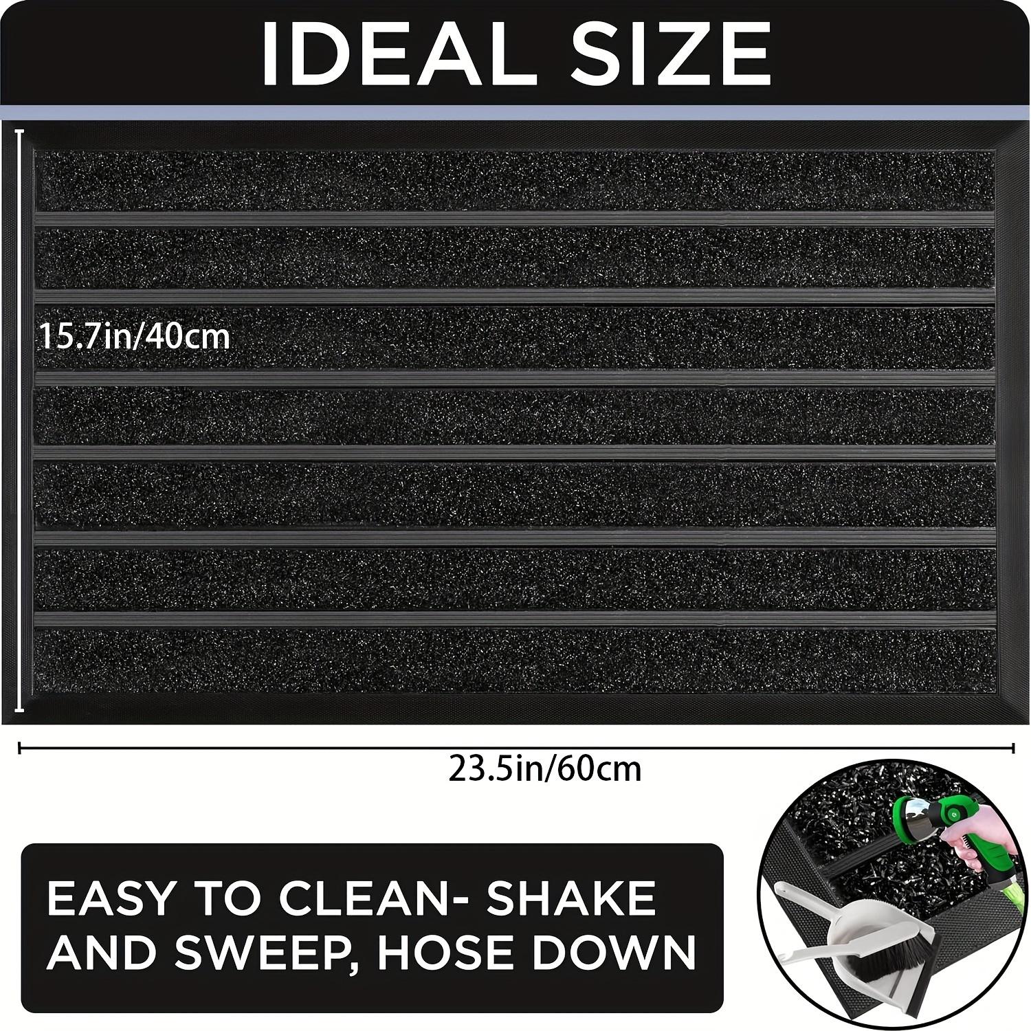 

Non-Slip Outdoor Door Mats - Outdoor Floor Mat Extra Durable Door Mat - Dirt Trapping Outdoor Welcome Mats
