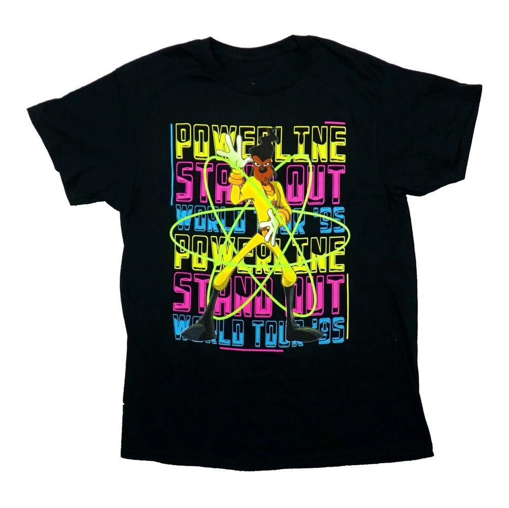 Powerline New Adult T-Shirt -Neon Stand Out World Tour  95 on 2side PP2202 Unisex T-Shirt XXXL