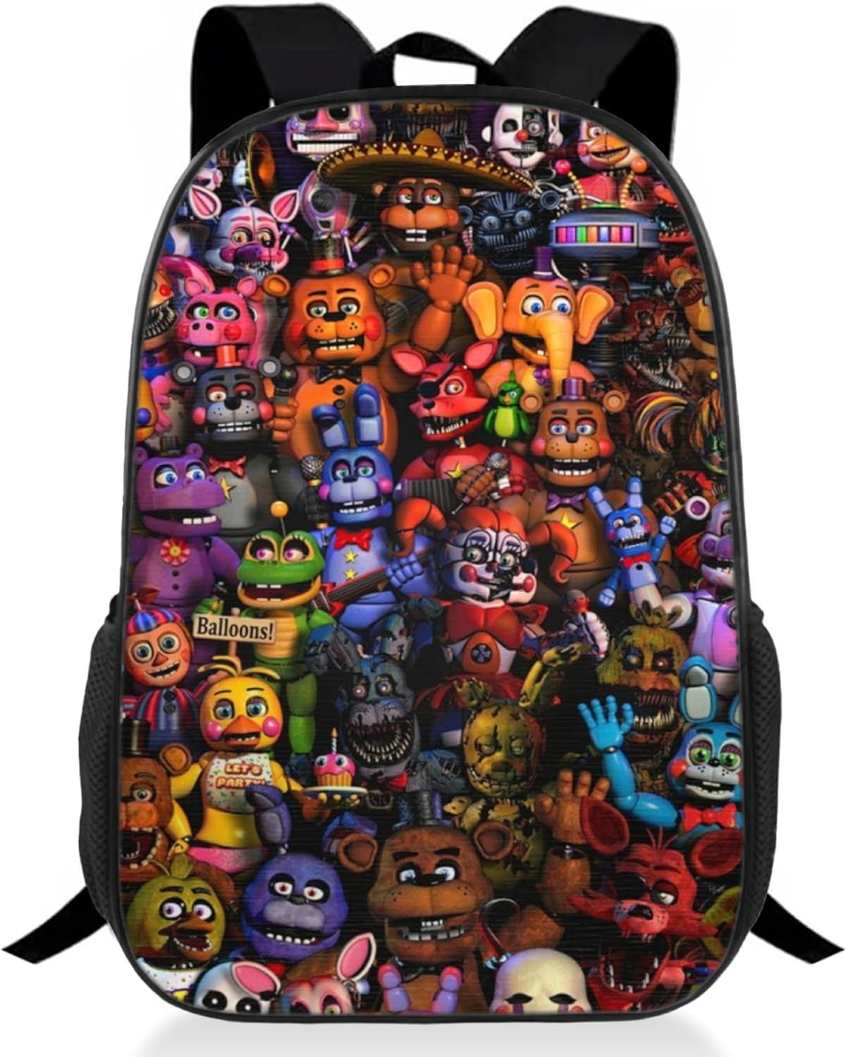 

Повседневная сумка через плечо с рисунком из мультфильма для учеников младших классов средней школы, рюкзаки большой вместимости One Size