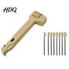 Camping Mallet Hammer with 8 Tent Stakes Heavy Duty Pegs Nail Accessory Puller & Bottle Opener for Outdoor Hiking Backpacking Heavy-duty