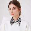 Modern Black White Striped Faux Collar Insert Detachable Collar False Lapel Blouse Collar False Collar Fashion Statement