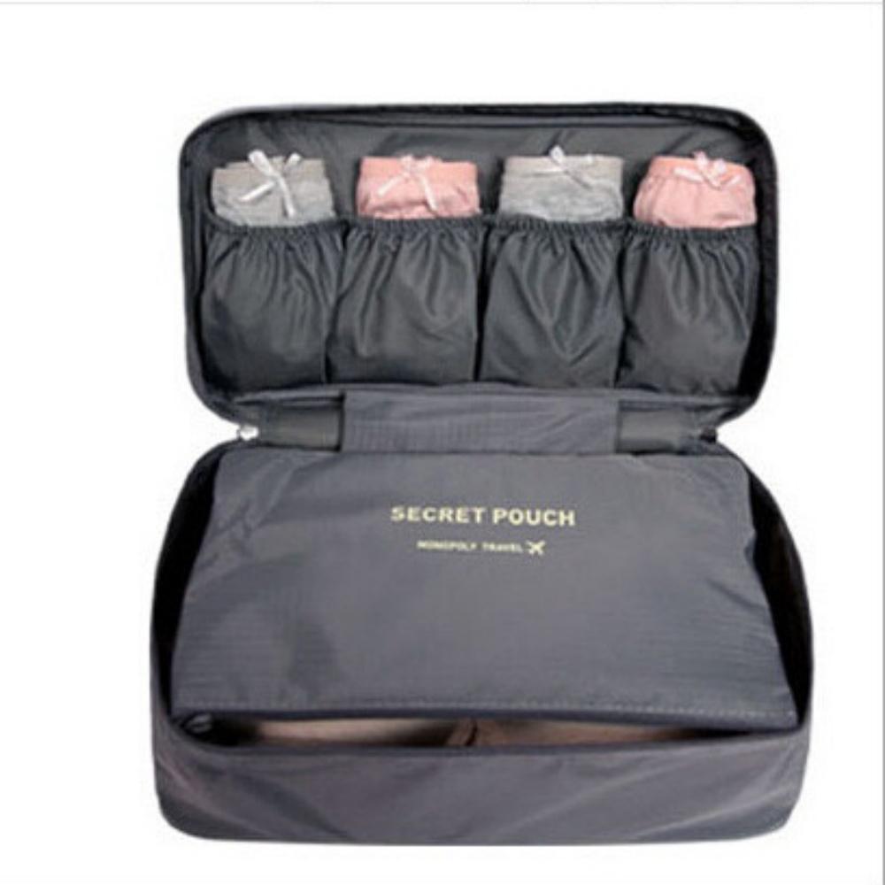 Women's Storage Bag for Underwear Clothes Lingerie Cosmetic Pouch Suitcase Case Underwear Tote Bra Case Bra Organizer