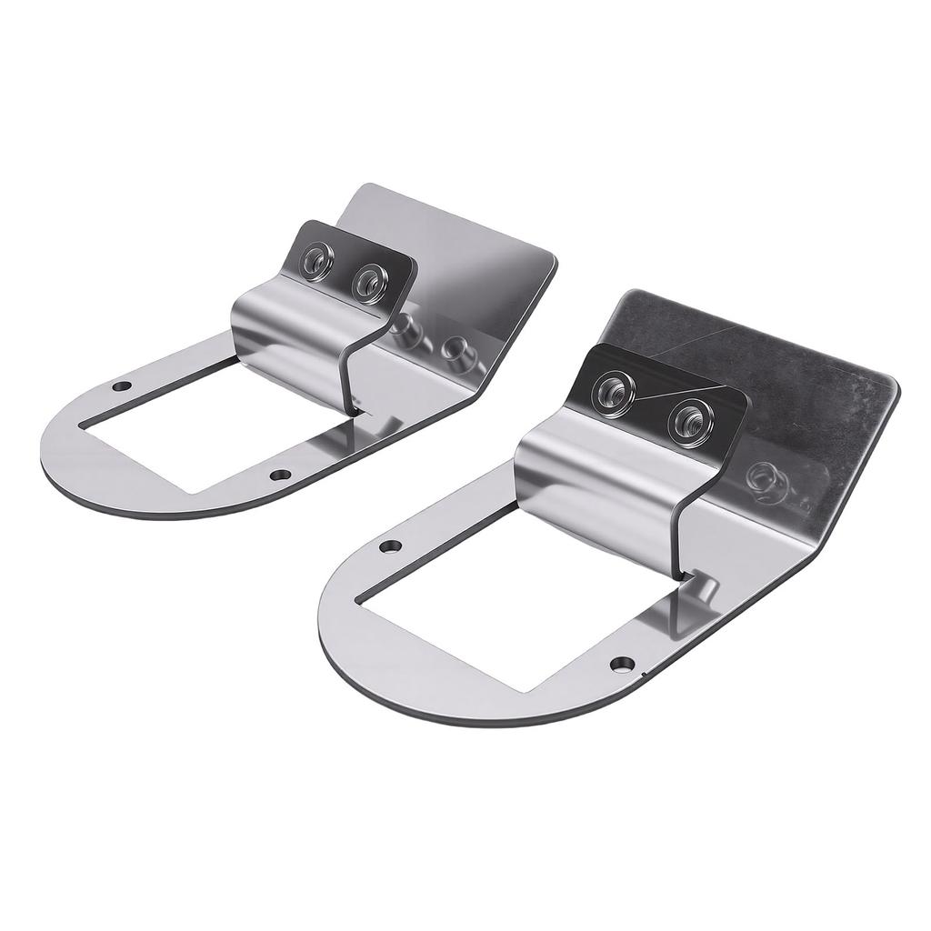 2pcs Watermelon Light Under Glow Frame Bracket Polished Stainless Steel Watermelon Light Clamp Mount Universal for