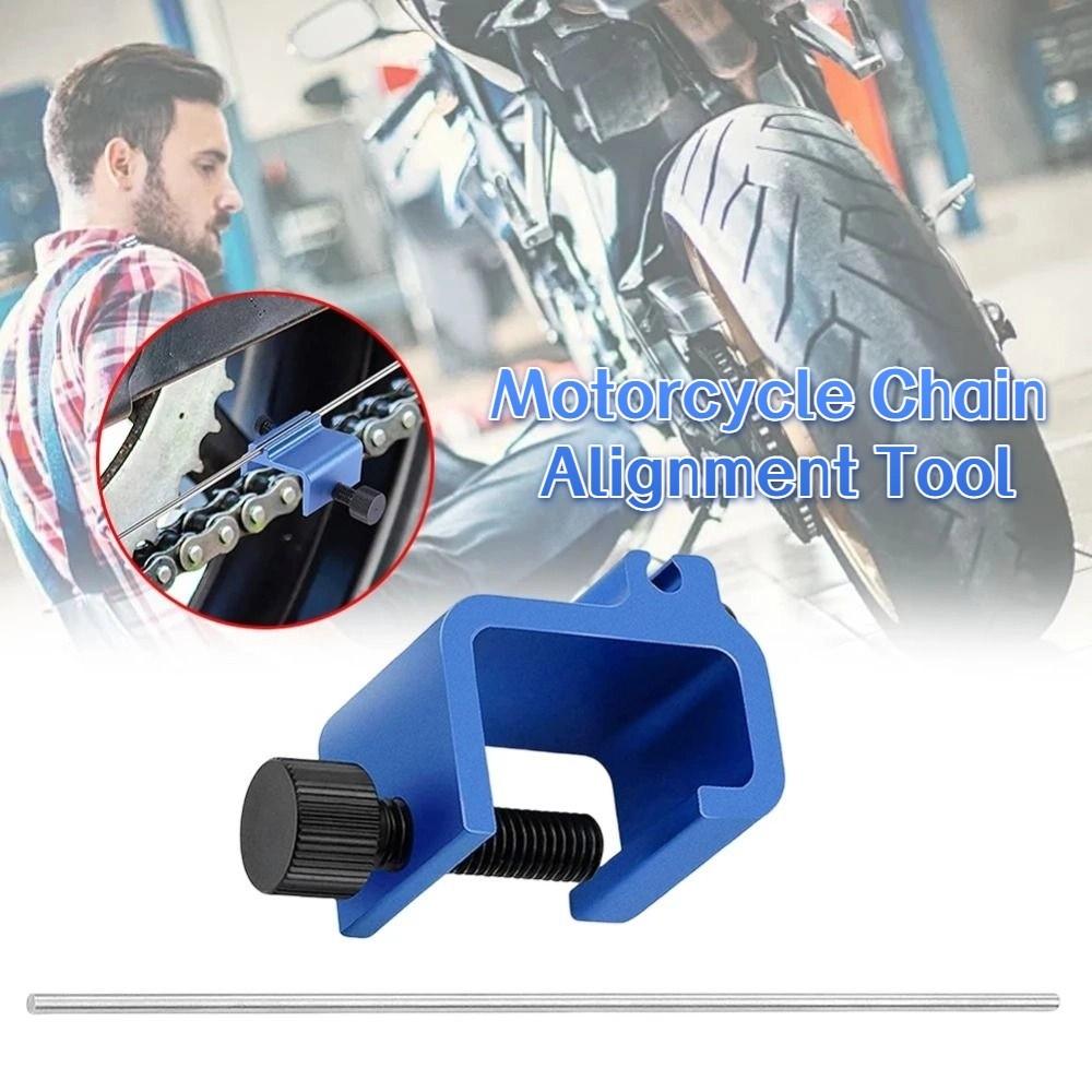 Quick Motorcycle Chain Alignment Tool Motorcycle Chain Straightener Motorcycle Repair Accessories