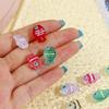 5 PCs Lampwork Glass Beads Ocean Jewelry Beads For DIY Charm Jewelry Making Fish Animal Multicolor AB Rainbow Color  14mm X 10mm
