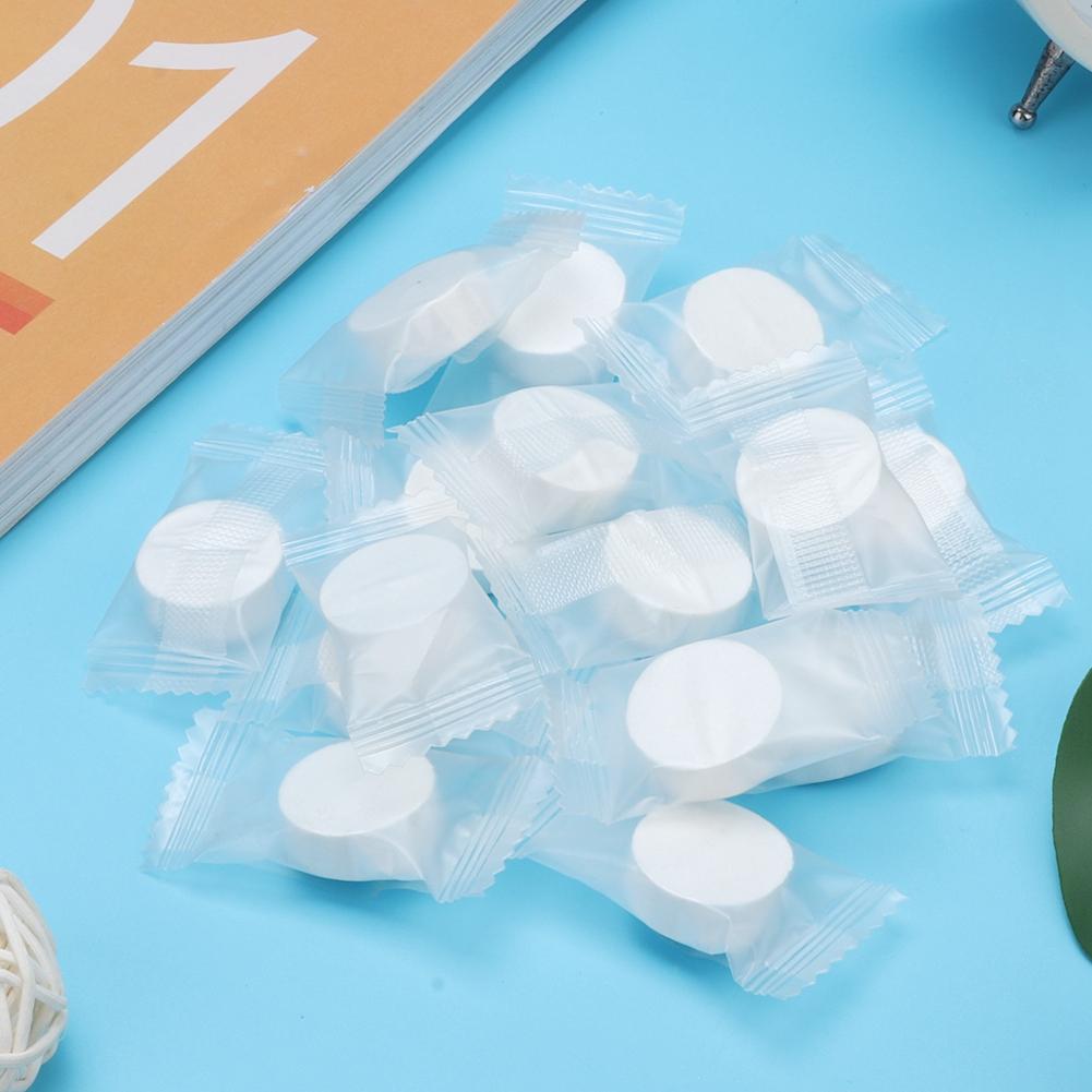 100Pcs Disposable Compressed Makeup Cotton Towel Face Cleaning Travel Portable