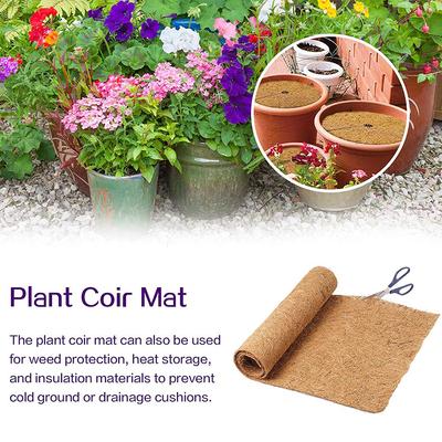 Rouleau de Fibre Végétale Tapis Naturel pour Reptiles Literie pour Reptiles Isolation Panier à Fleurs Feuille Doublure en Fibre de Coco Tapis Coco