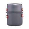 Camping Cookware Set Outdoor Tableware Equipment Supplies Burner Stove Folding Knife Fork Portable Pot Suit Tourism Cup