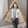 In Winter, The New Fur Pie Overcomes The Long Detachable Loose Cotton-padded Jacket Cotton-padded Jacket for Women.