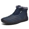 Men's Mid-Cut Warm Snow Boots - Large Size, Thick Velvet, Winter Casual Shoes