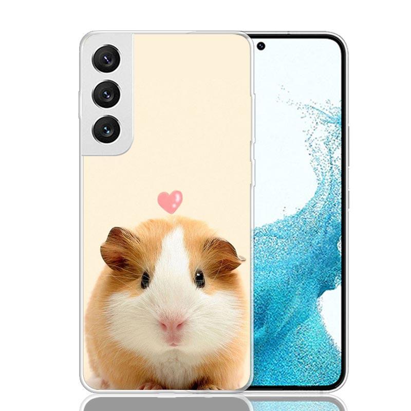 Lovely Pet Hamster Cute Phone Case For Samsung Galaxy S26 S25 Edge S24 S23 FE S22 Ultra S21 Plus S20 + Fundas Cover Coque Galaxy
