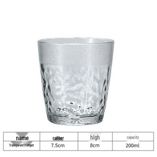 Коммерческий матовый акриловый пластиковый стакан для напитков, устойчивый к высоким температурам Others