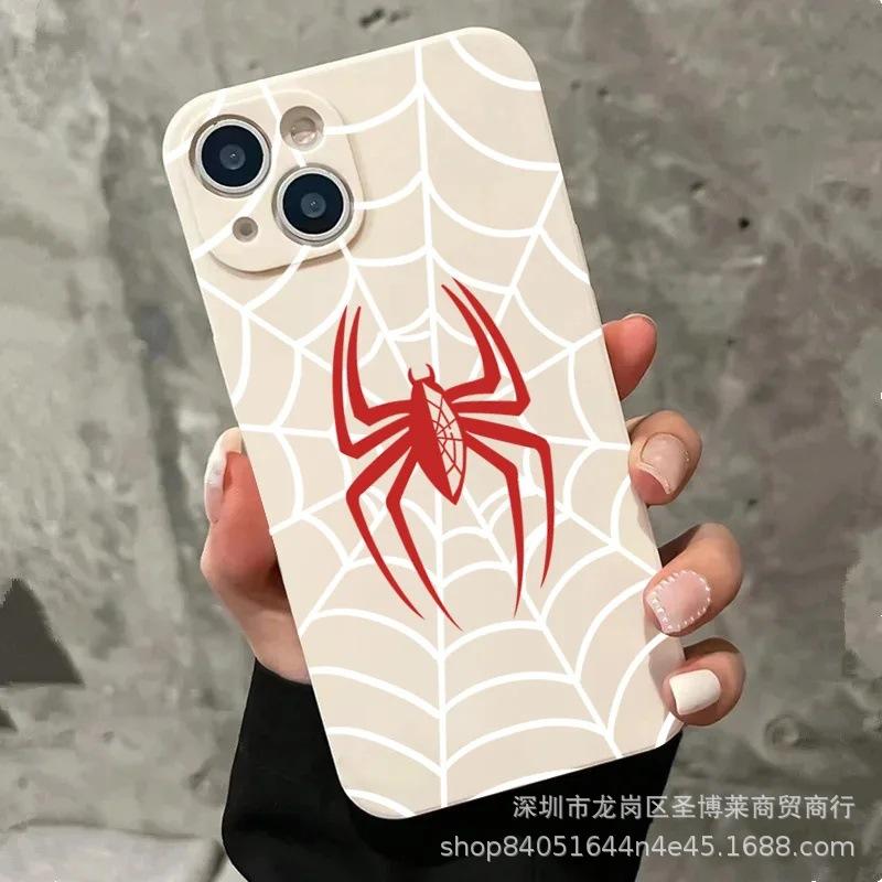 The new spider is suitable for iPhone15 mobile phone case 14PROMAX all-inclusive 13/11 anti-drop 16/15 protective case 17.
