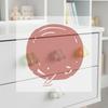 Boutons de meuble en forme de nuage en céramique Finition nacrée irisée Poignées de tiroir colorées Pour chambre d'enfant Armoire de cuisine Commode Penderie