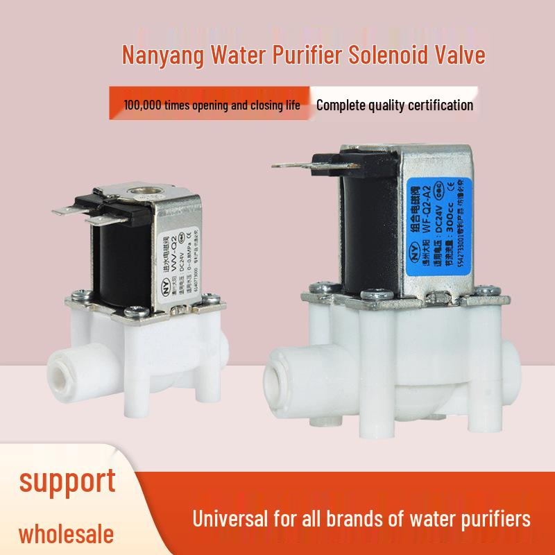 Universal Water Purifier Solenoid Valve: 2-in-1 Inlet and Wastewater Flushing Valve