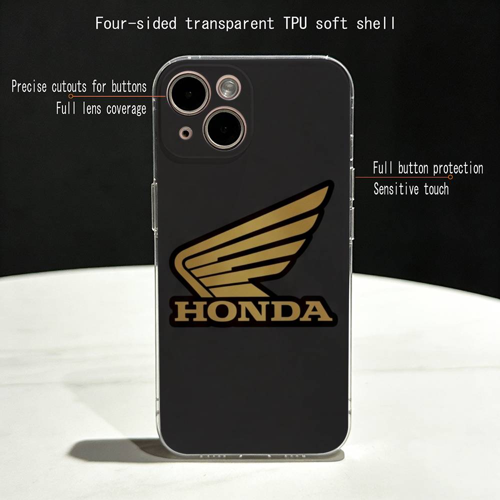 STICKERS FOR HONDA MOTORCYCLE Ultra Clear TPU Case Slim Lightweight Shockproof Cover 17 Pro Max 17Air 17Pro w10