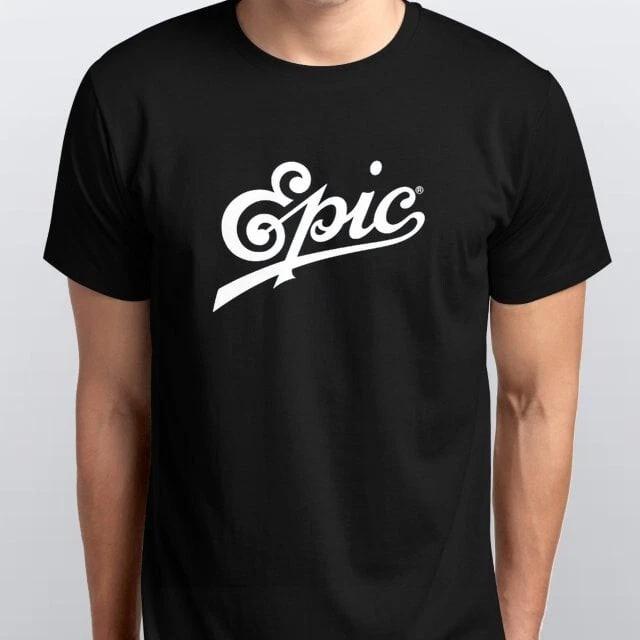 EPIC RECORDS new T-SHIRT sizes S M L XL XXL colours Black, White